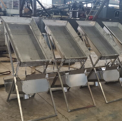 High Separation Capability Gold Mining Dry Washer 1-3t/h 1350*550*1500 mm