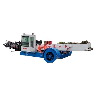 Self-Propelled Amphibious Aquatic Weed Harvester and Automatic Water Hyacinth Removal Machine