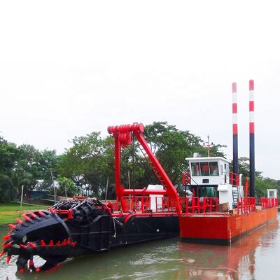 Small Sand Dredging Cutter Suction Dredger Submersible Pump and Hydraulic Head 12 Inch