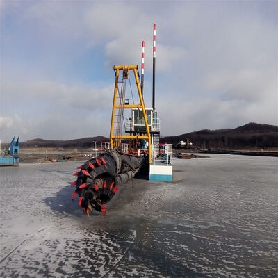 8 Inch Hydraulic River Sand Dredger CSD200 Small Cutter Suction Dredging with Pump Engine