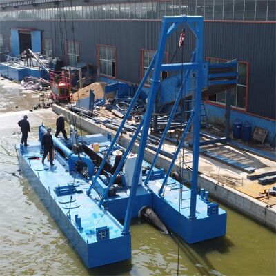 Sand Pumping Diesel Jet Suction Dredger with Self Propulsion System