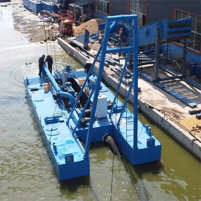 Sand Pumping Diesel Jet Suction Dredger with Self Propulsion System