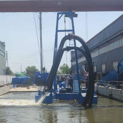 Sand Pumping Diesel Jet Suction Dredger with Self Propulsion System