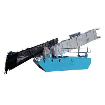 Gear Drive Aquatic Weed Harvester with 24 Hour Continuous Working and 4 Layers Anti-Rust Paint for Efficient Water Cleaning