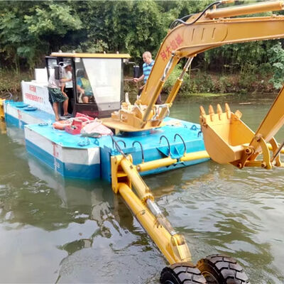 Amphibious Excavator Water Master Dredger with 20KG Capacity Long Distance Dredging Ability and 6.5m Dredging Depth