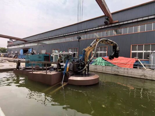 40 Inch Draught Amphibious Water Master Dredger 20t Weight