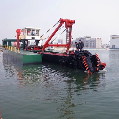 Marine Engine Cutter Suction Dredger with 10/8 Inch Pump 800 M3/H Water Flow