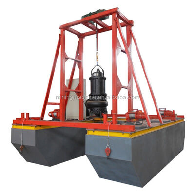 Submersible Sand Dredge Pump Boat 25kw Cutter Power 50-70m3/h Working Capacity