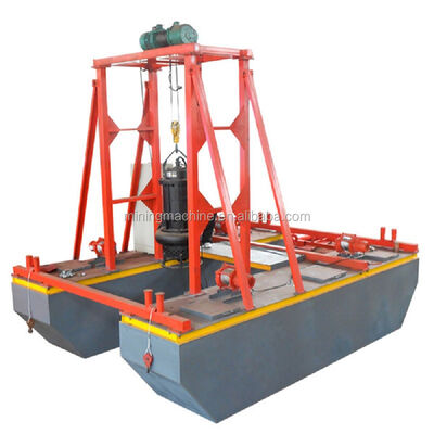 Submersible Sand Dredge Pump Boat 25kw Cutter Power 50-70m3/h Working Capacity