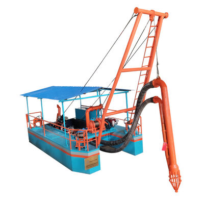 Diesel Jet Suction Dredger with 100cm Draught 5m Dredging Depth