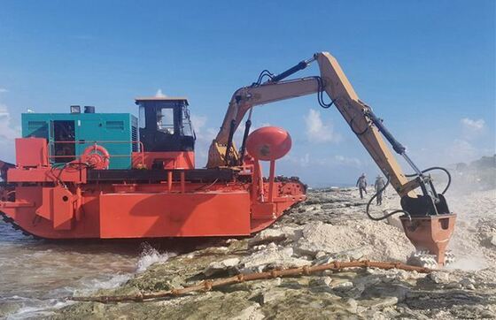 Self Propulsion Amphibious Dredger for Construction / River Dredging