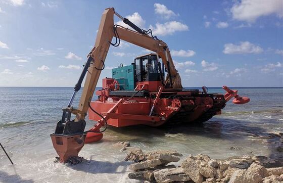 Self Propulsion Amphibious Dredger for Construction / River Dredging