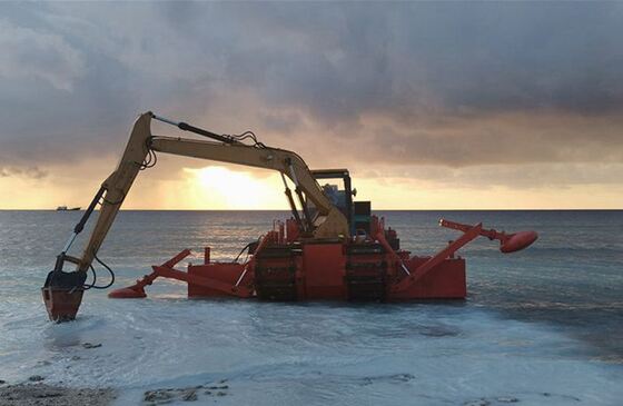 Self Propulsion Amphibious Dredger for Construction / River Dredging