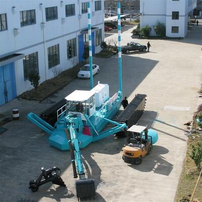 3 Stage Head Watermaster Amphibious Multipurpose Dredger 30t with Ladder Winch JC-3000