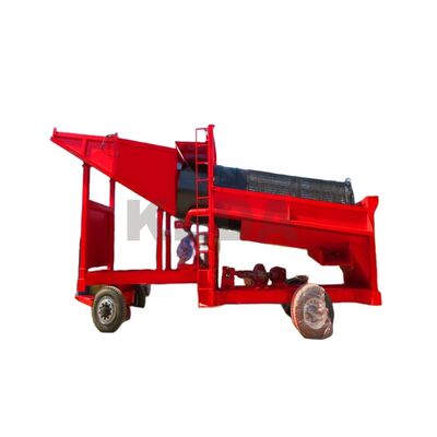 Mobile Gold Trommel Wash Plant 50-300t/h Capacity for Energy Mining