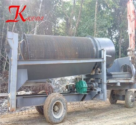 Small Capacity Trommel Gold Wash Plant Customized Diesel Driven