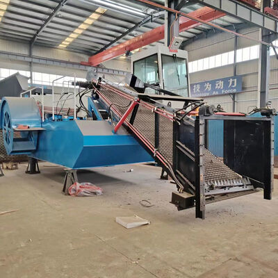 19000 KG Aquatic Weed Harvester with 4 Layers Anti-Rust Marine Paint and Automatic Hydraulic Control for River Cleaning