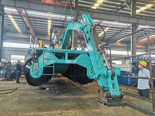 KEDA 11*3.3*3.1m Amphibious Spartina Alterniflora Mower with Cummins Engine and 20t Weight for Wetland Restoration