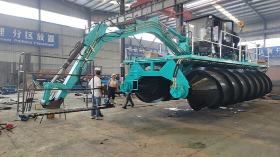 KEDA 11*3.3*3.1m Amphibious Spartina Alterniflora Mower with Cummins Engine and 20t Weight for Wetland Restoration