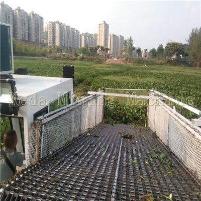 KEDA Full-Automatic Aquatic Weed Harvester with Paddle Wheel Propulsion and Modular Design for Efficient Weed Removal