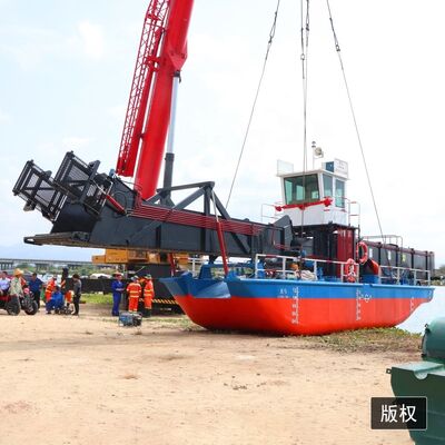 CE Certified Cutter Suction Dredger and Weed Harvester with 200-2000m³/h Working Capacity and 0.6-0.8m Mowing Depth