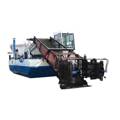 High Efficiency Aquatic Weed Harvester with Paddle Wheel Drive and 2000 m³ Capacity