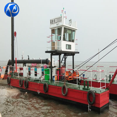 Reliable Diesel Engine Cutter Suction Dredger with 500CBM/h Workload and 10m Dredging Depth for Inland Waterway Maintenance