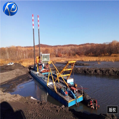 Professional Hydraulic Cutter Suction Dredger with 1100m3/h Workload, 10m Dredging Depth and 205kw Motor for Port and Canal Deepening