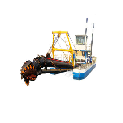 Professional Hydraulic Cutter Suction Dredger with 1100m3/h Workload, 10m Dredging Depth and 205kw Motor for Port and Canal Deepening