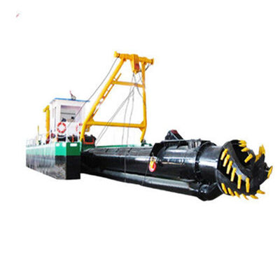 Small Diesel Cutter Suction River Sand Dredger 10m Depth with 1 Stage Cutter Head