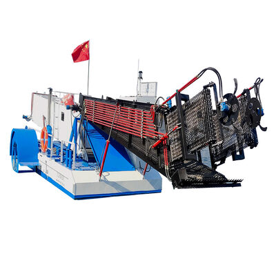 Keda 9HP Engine Aquatic Weed Harvester with Full Hydraulic Control and Low Noise Level for Efficient Garbage Salvage