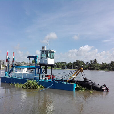 Portable 450m³/h Diesel Engine Cutter Suction Dredger for River and Lake Dredging