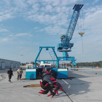 Portable 450m³/h Diesel Engine Cutter Suction Dredger for River and Lake Dredging