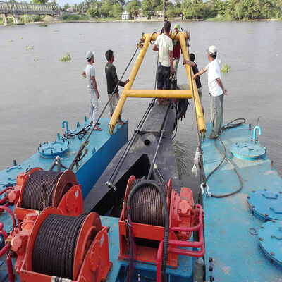 12 Inch Hydraulic Cutter Suction Dredger with 1100m3/h Workload and 10m Dredging Depth for River Sand Mining