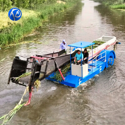 Keda High Efficiency Aquatic Weed Harvester with 150mm Working Width, 30-50 HP Tractor Power and 12 Tons Load Capacity