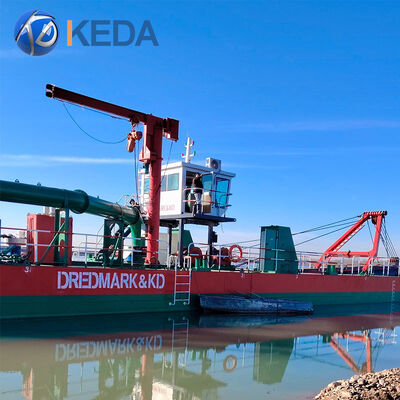 Heavy Duty Diesel Powered Cutter Suction Dredger with 450m³/h Efficiency and Robust Design for Lake Desilting
