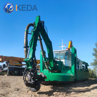 KEDA 2026 Self-propelled Amphibious Cutter Suction Dredger with High Efficiency and One Person Operation for River Reservoir