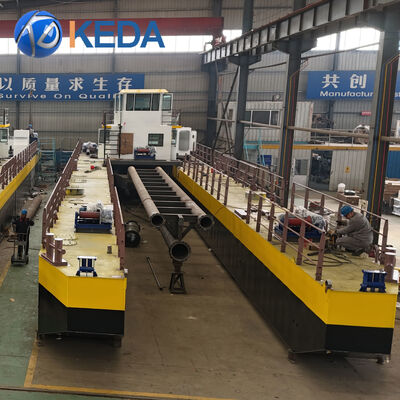 Diesel Power Cutter Suction Dredger with 15 m Dredging Depth and High-Torque Cutter Head for Sand Mining