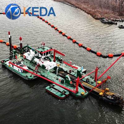 Custom KEDA High-Performance Cutter Suction Dredger with 500 Cubic Meters per Hour Capacity and 15 Meters Depth Diesel Engine