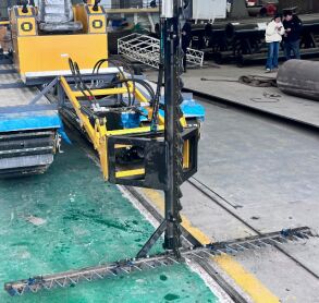 Compact Amphibious Weed Harvester with Aluminum Alloy Body, Stern Drive Engine, and Real-Time Positioning for Efficient Vegetation Clearing